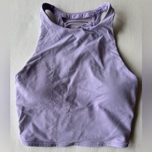 ALO Yoga Lavender Crop Top